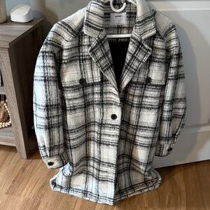 Old Navy Monochrome Checkered Jacket
